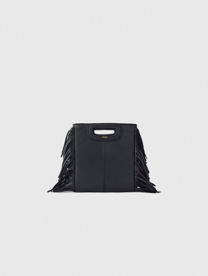 Sac M mini en cuir lisse
