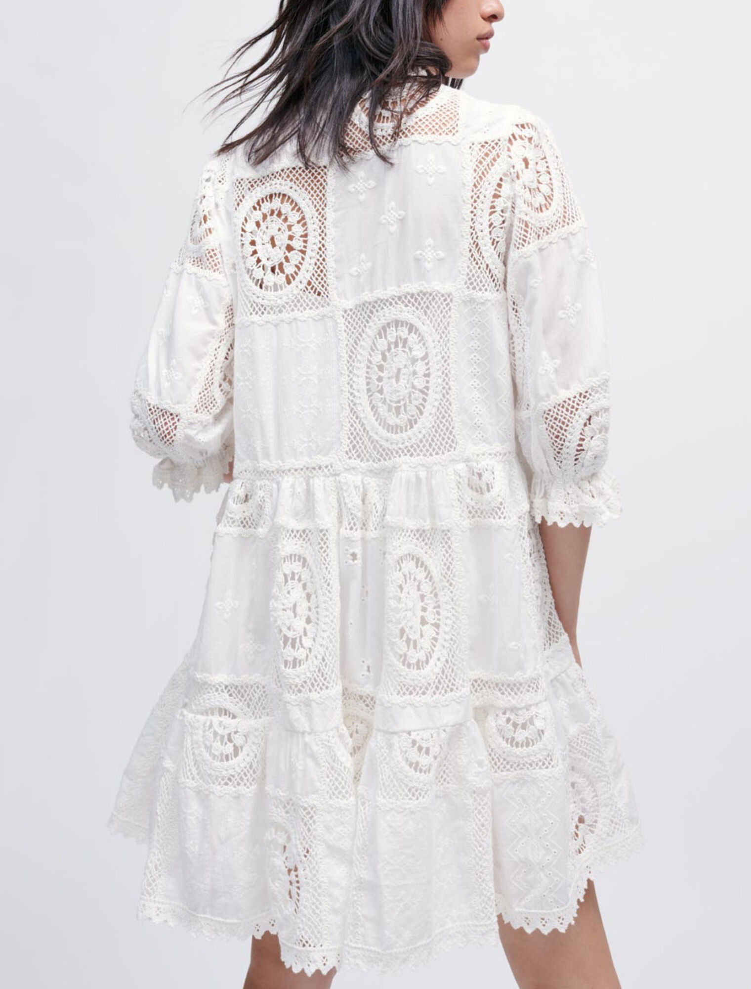 Robe en voile et crochet
