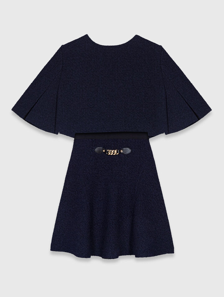 Robe 2en1 en tweed