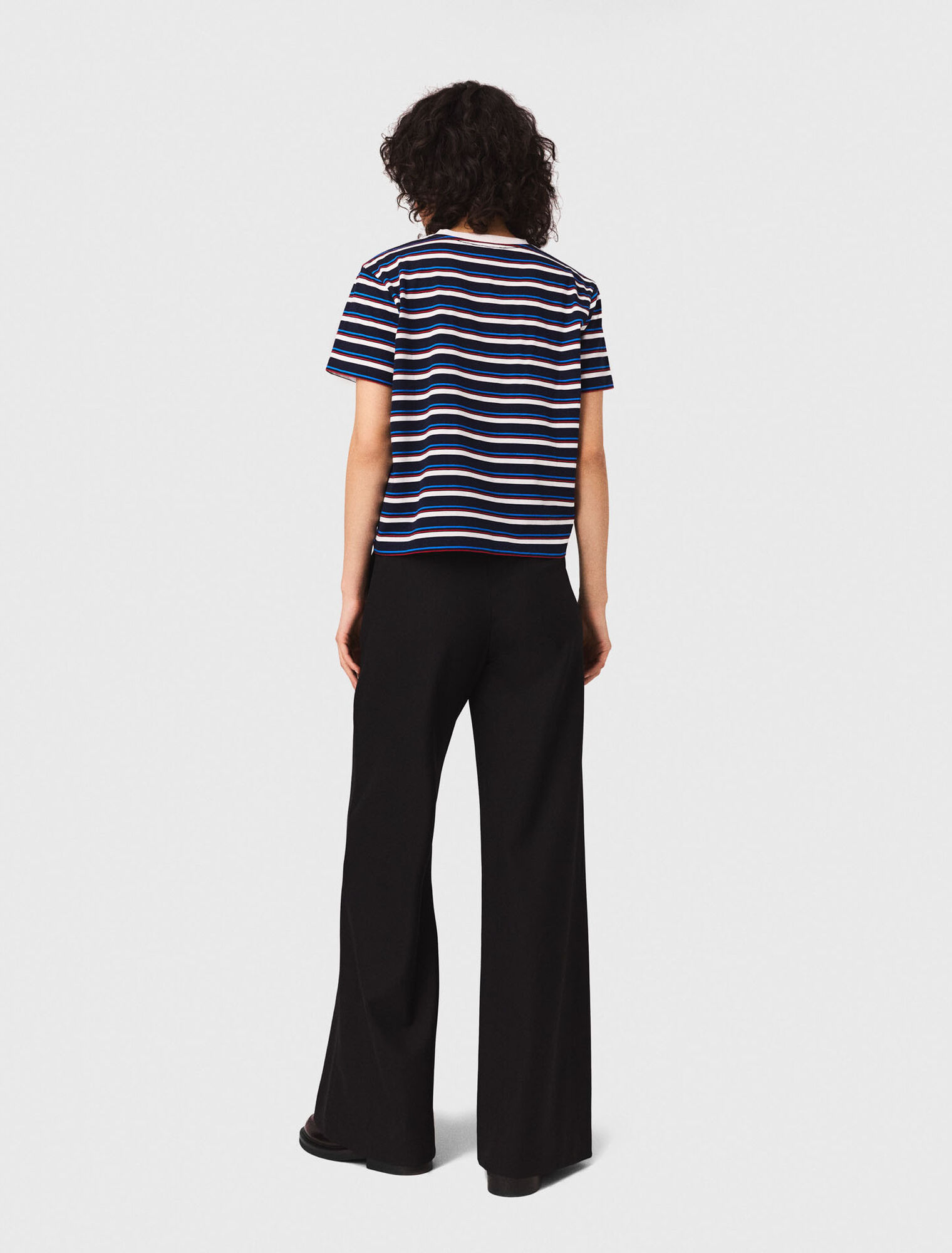 Pantalon de tailleur avec pli