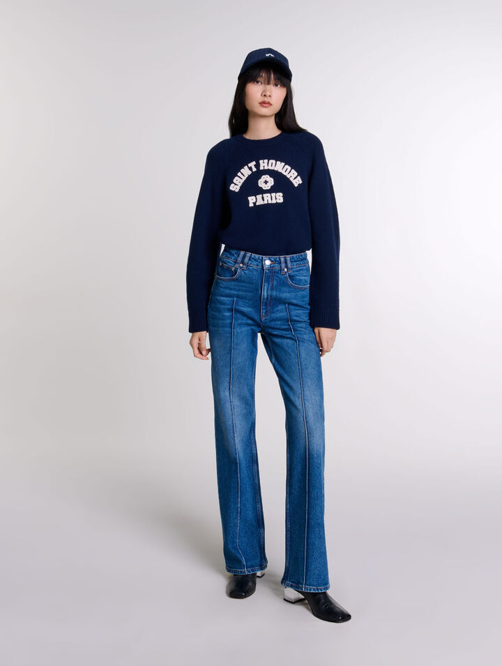 Pull en laine mélangée