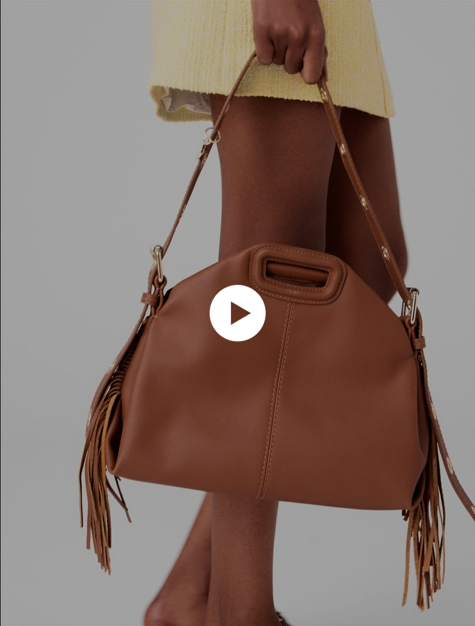 Sac Miss M en cuir grain&eacute;