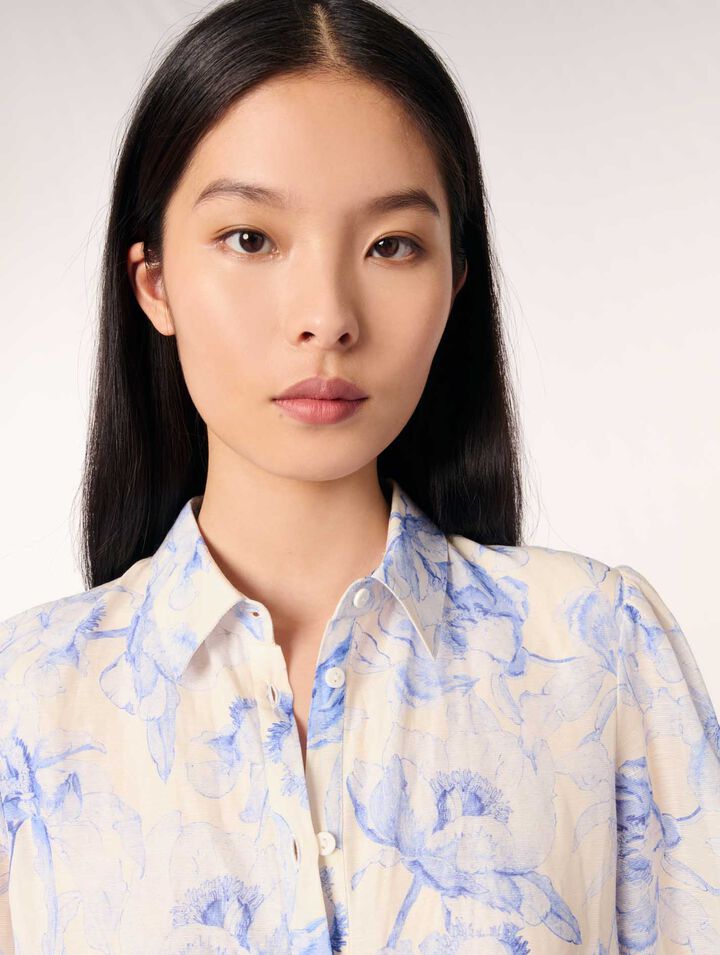 Robe chemise imprimée