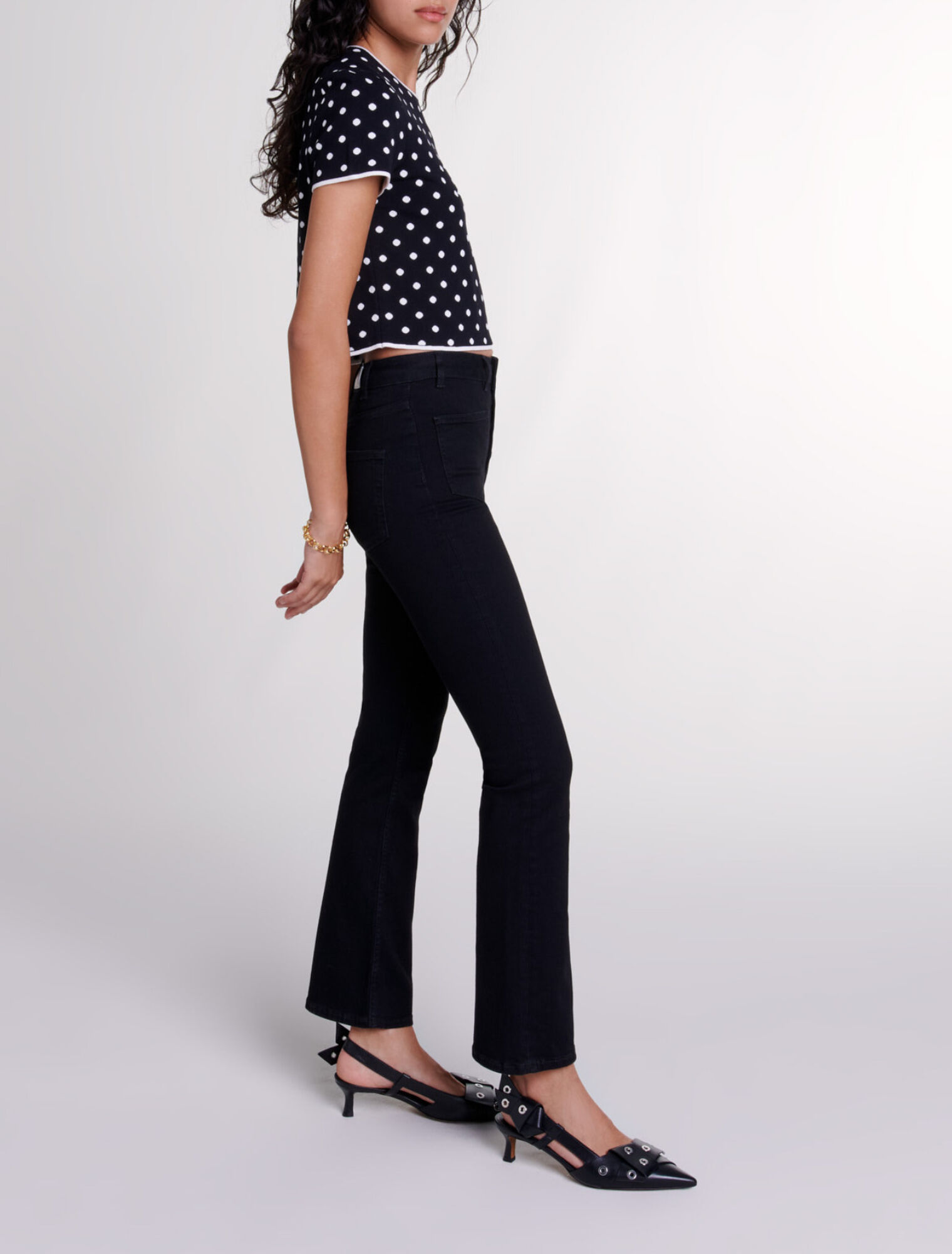 Top en maille jacquard 