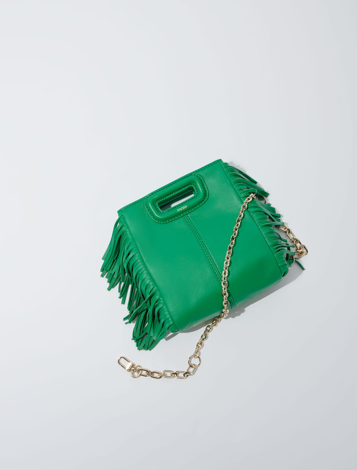 Sac M mini en cuir lisse
