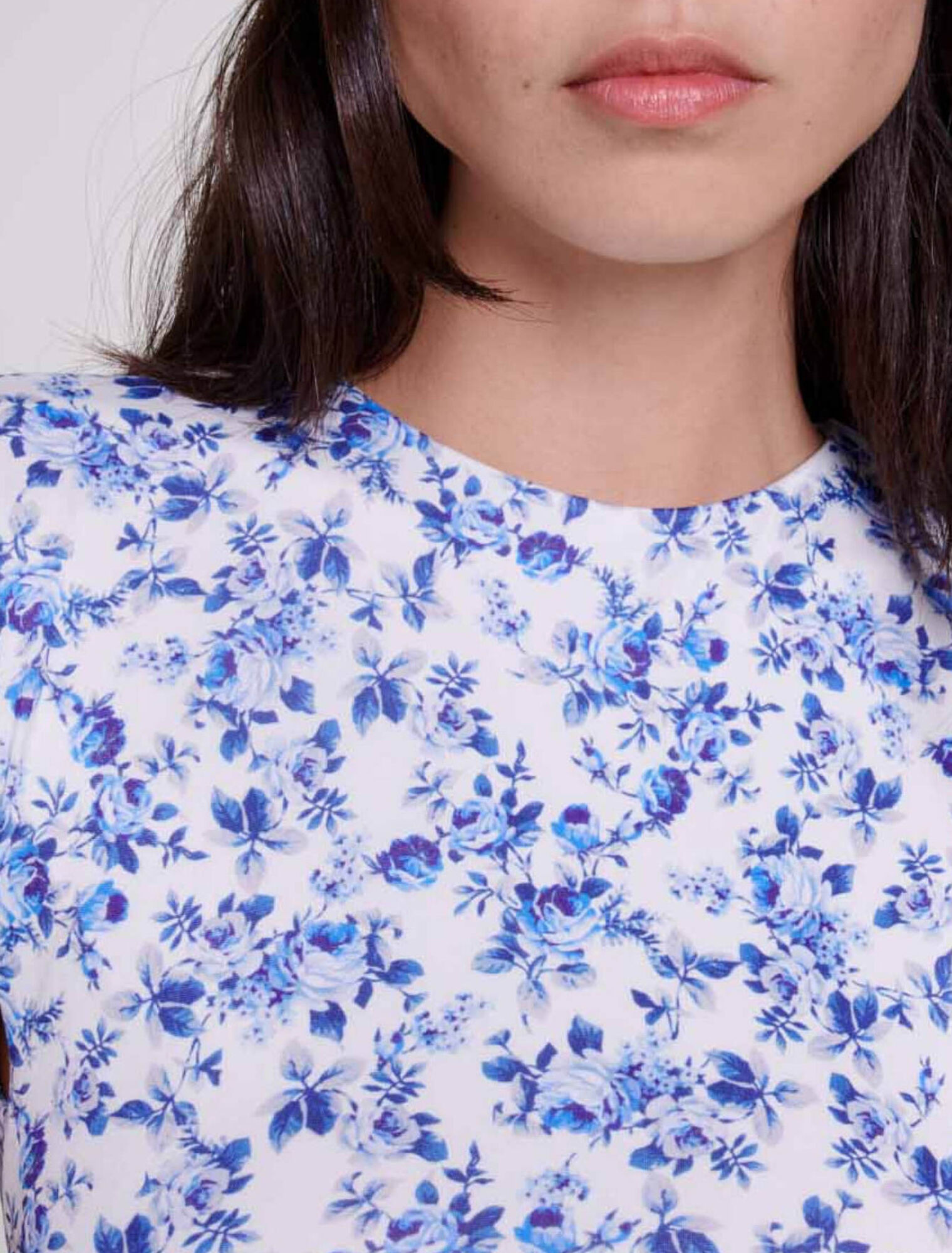 Robe longue imprimée