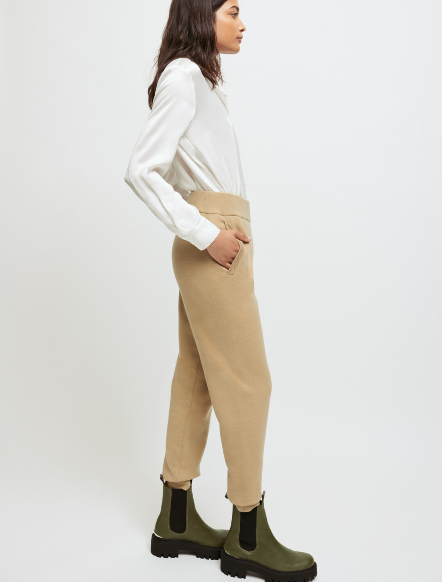 Pantalon en maille façon jogging