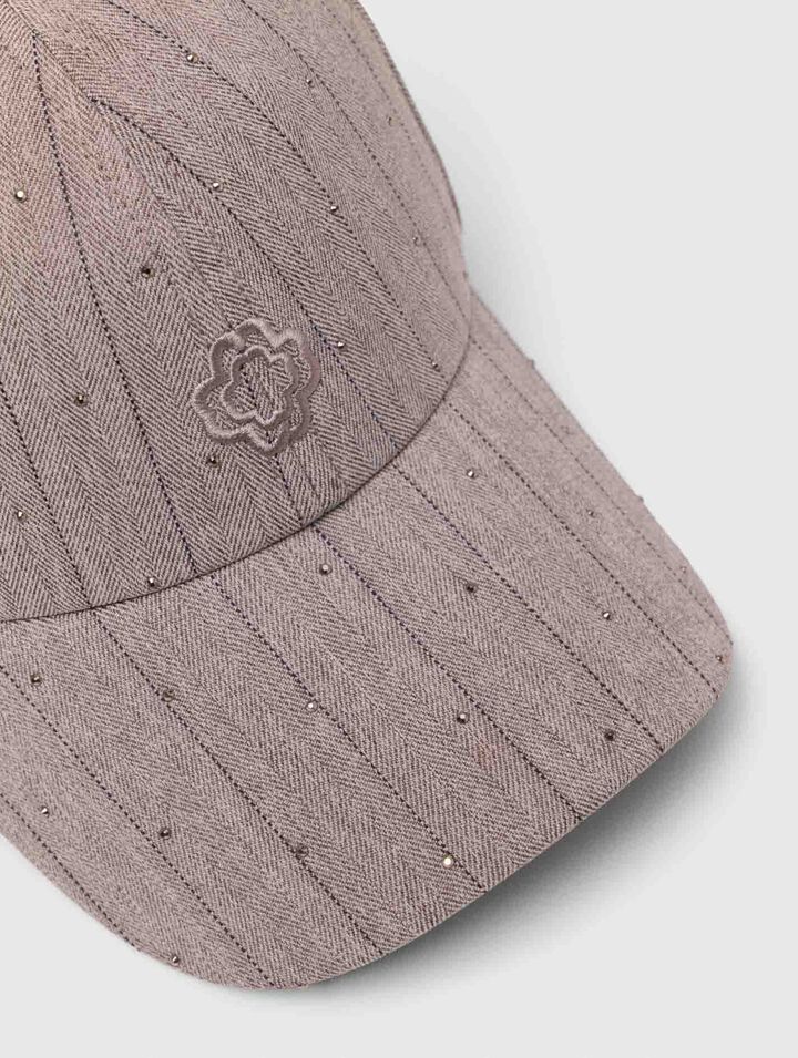 Casquette en coton imprimé