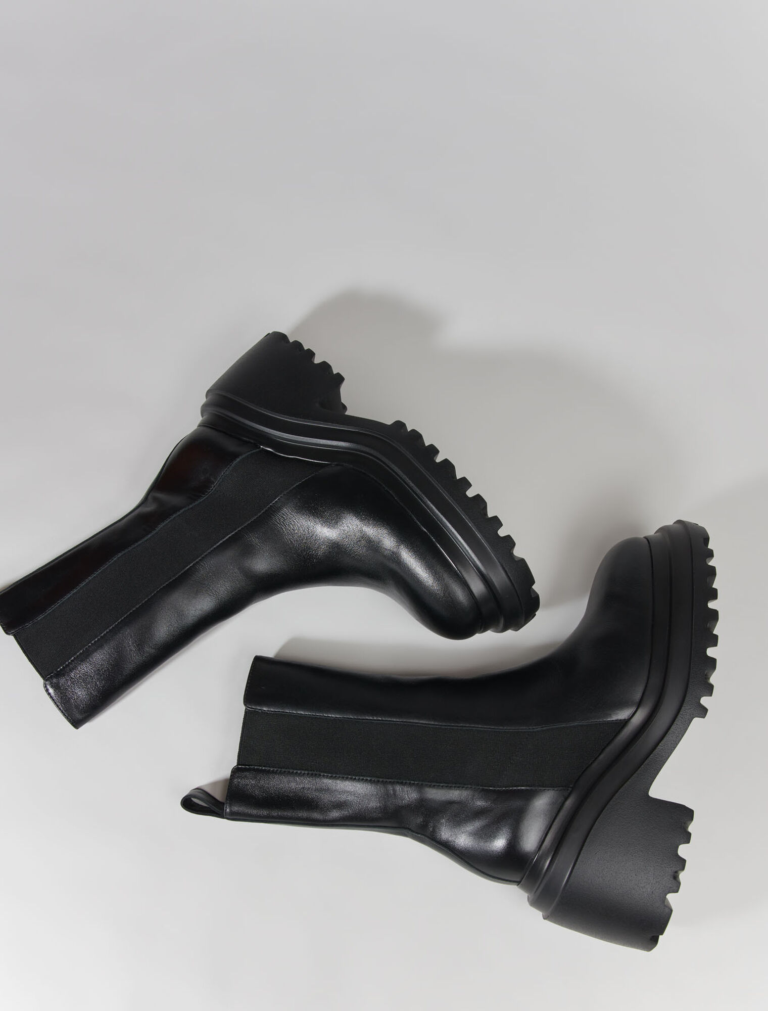 Bottines en cuir