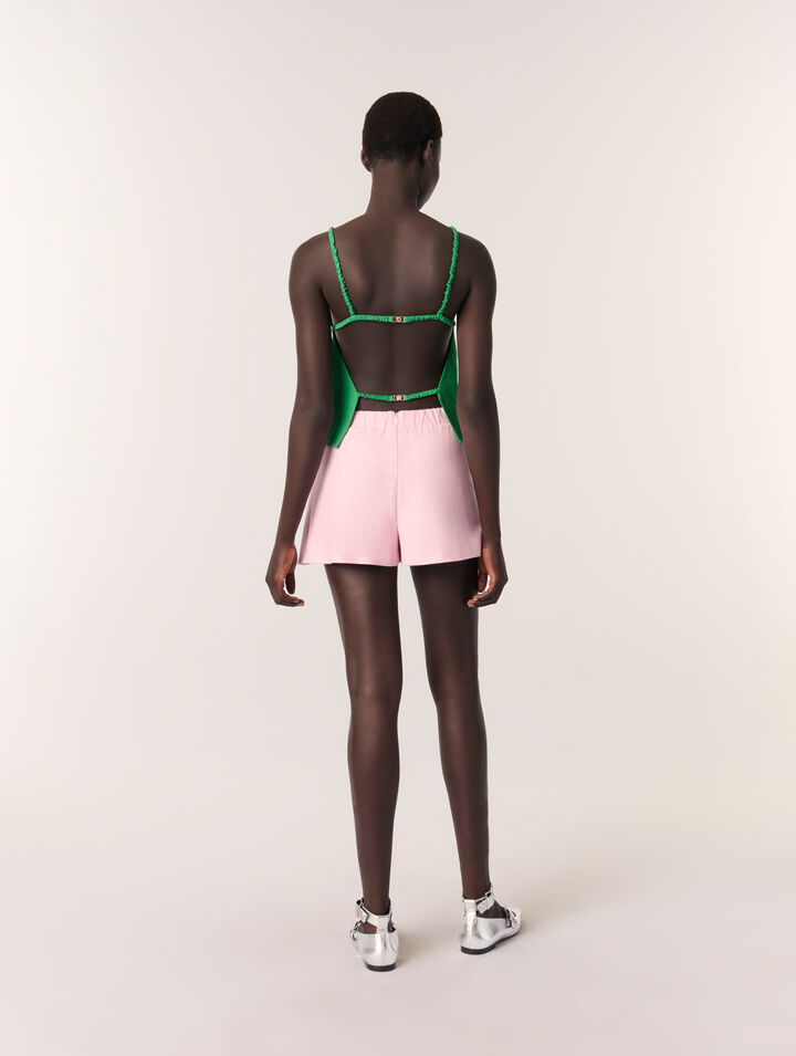 Short tailleur trompe l'œil