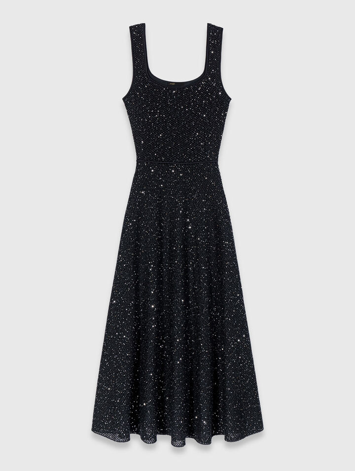Robe longue à sequin