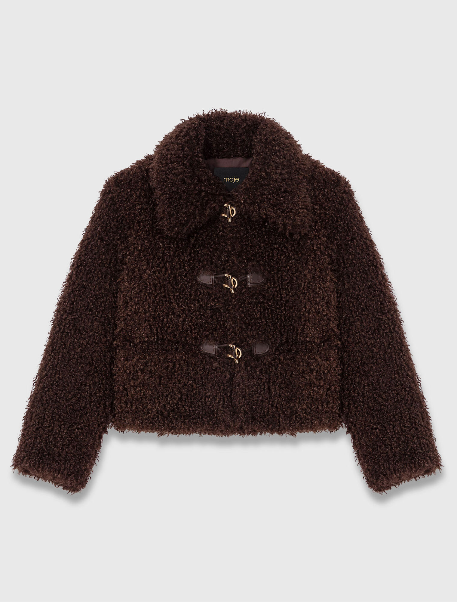 Manteau court à bouclette