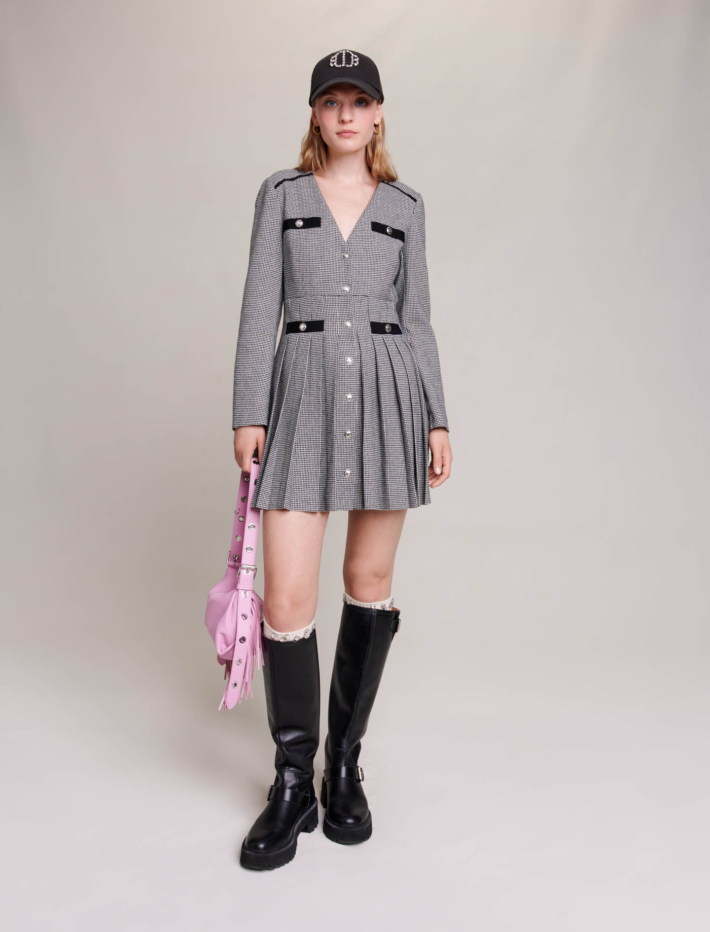 Robe plissee maje hotsell