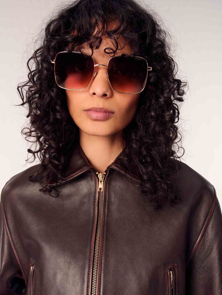 Blouson en cuir vintage
