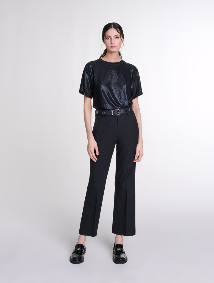 Tee-shirt lamé