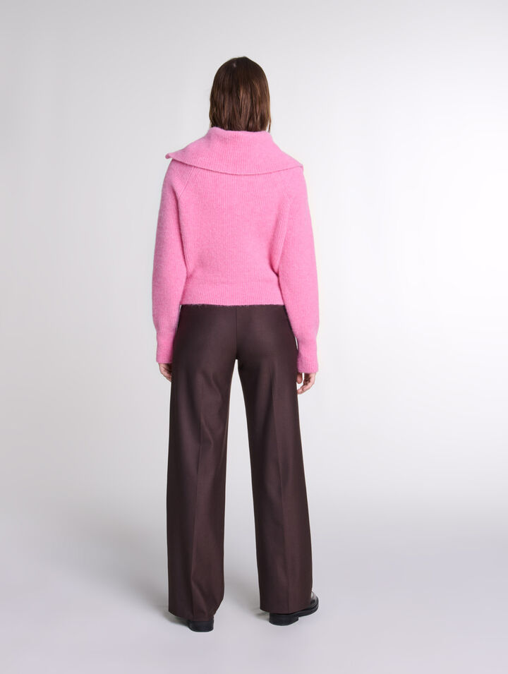 Pantalon de tailleur large