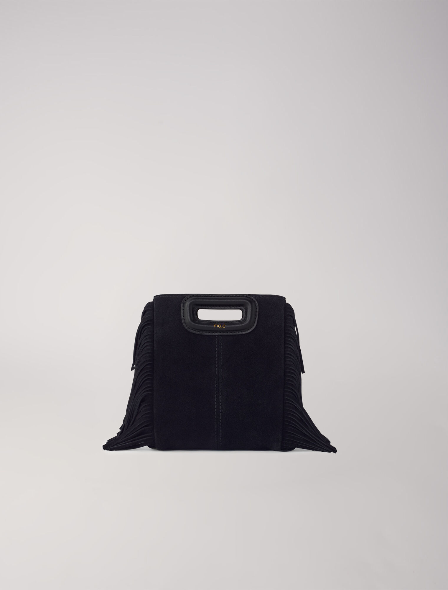 Sac M mini en cuir suède