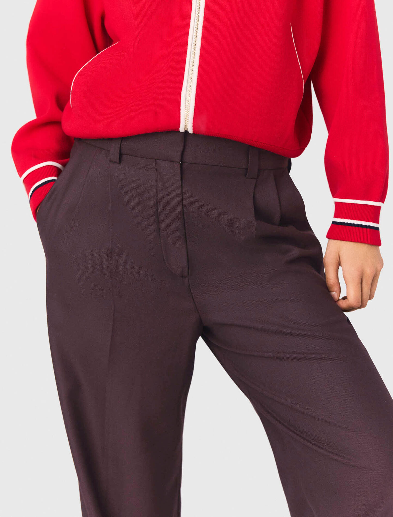 Pantalon de tailleur large