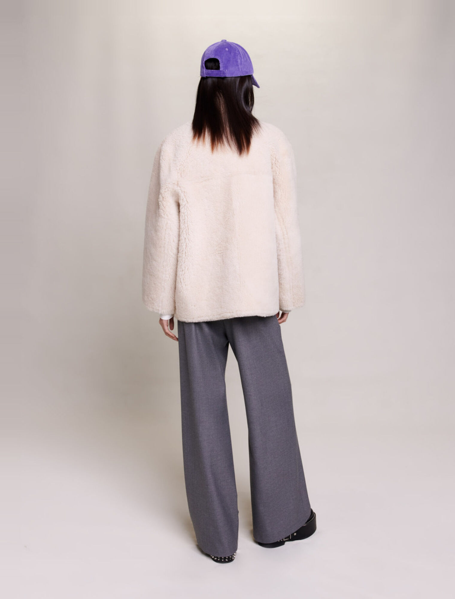 Manteau court réversible