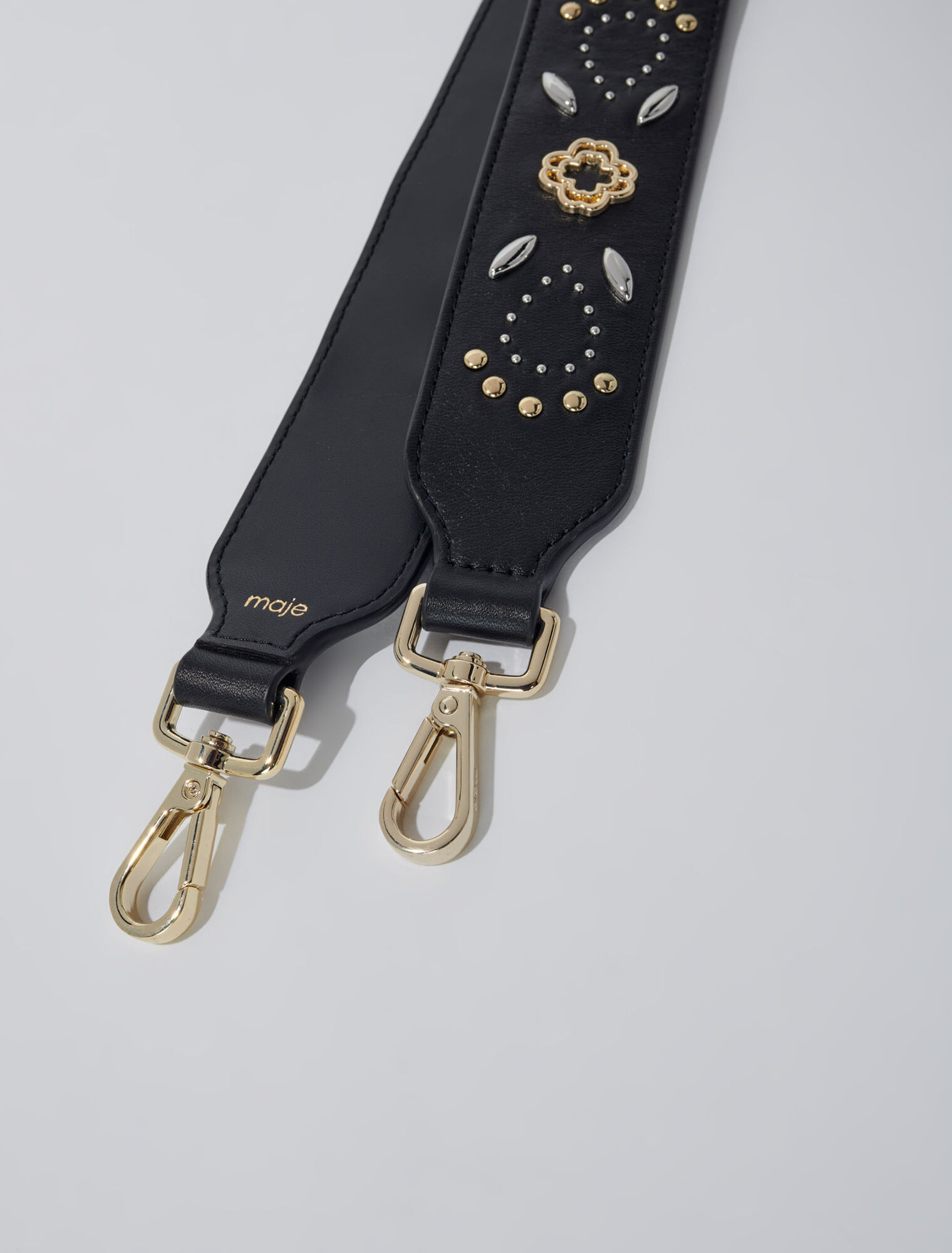 Bandoulière en cuir à studs