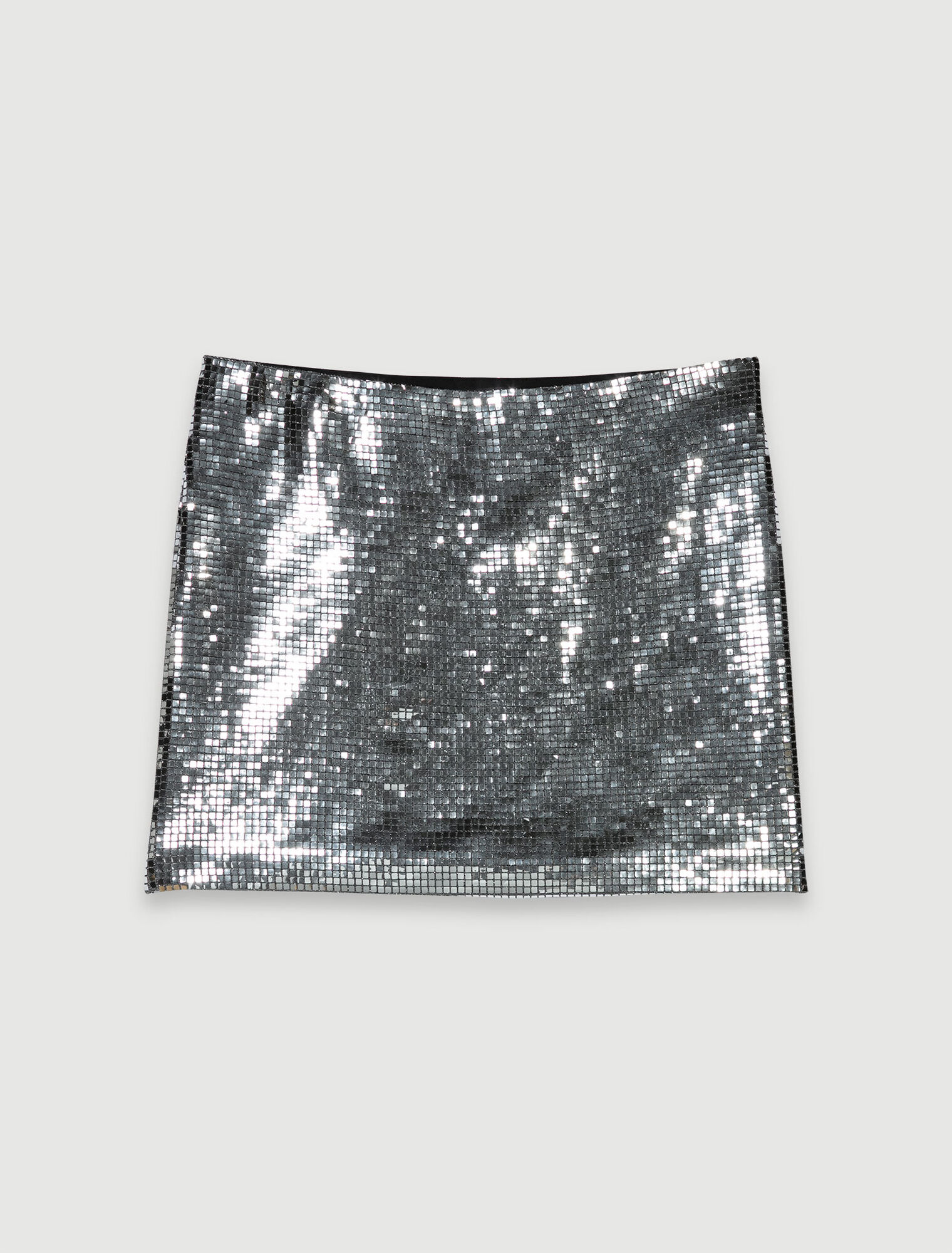Jupe courte à strass