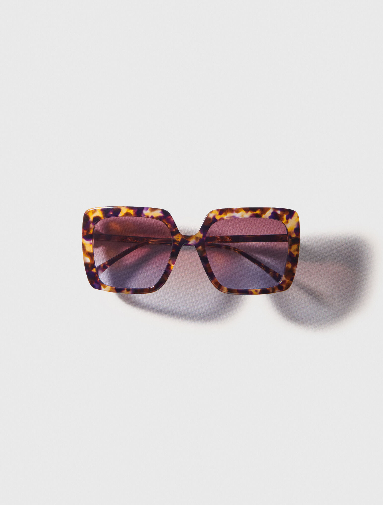 Lunettes rectangle en acétate