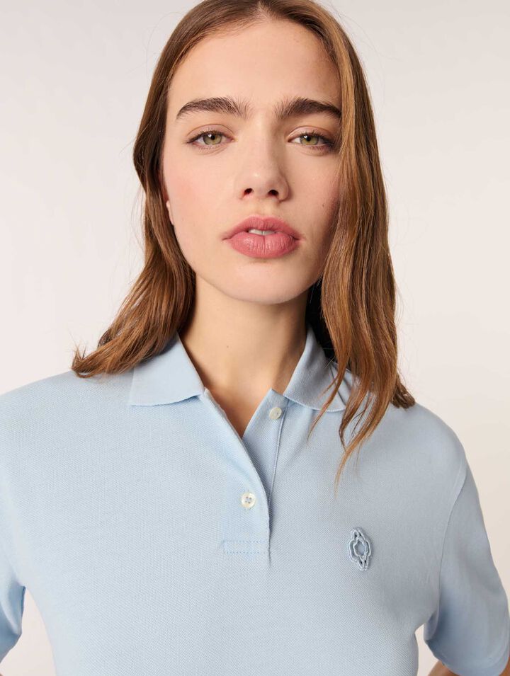 Polo avec logo patch