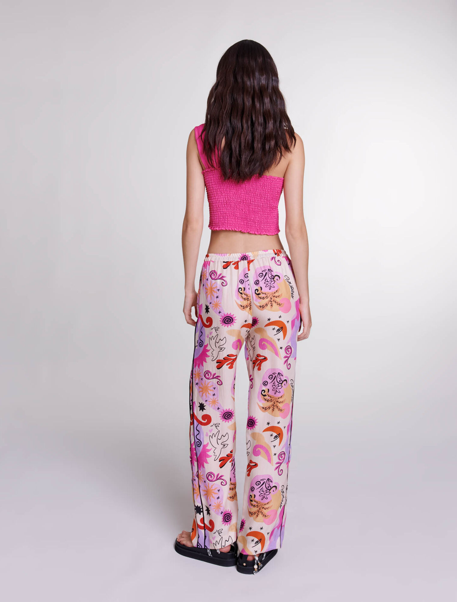 Pantalon en soie