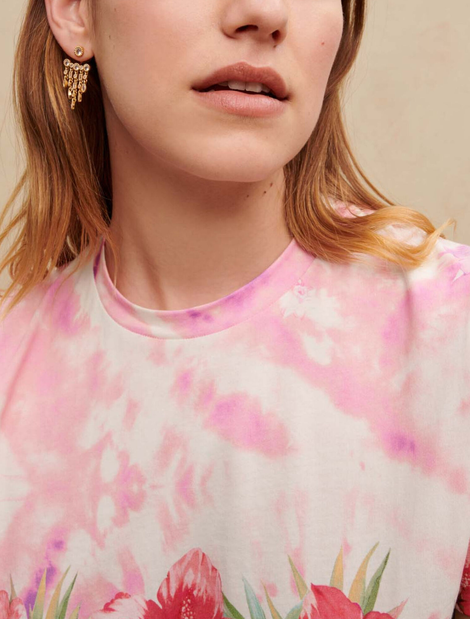 T-shirt fleuri