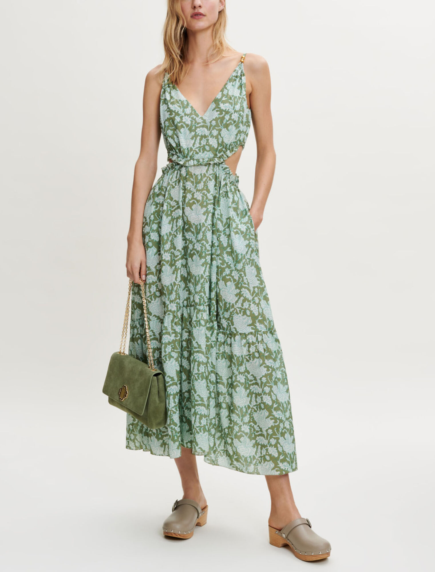 Robe en coton imprimé
