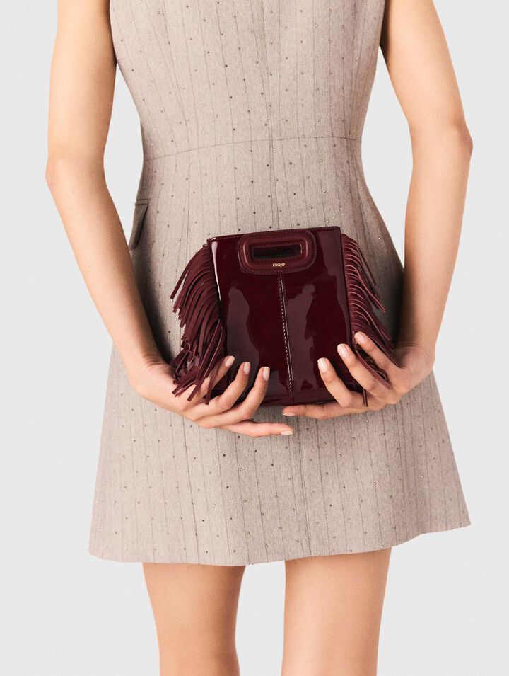 Sac M mini en cuir lisse