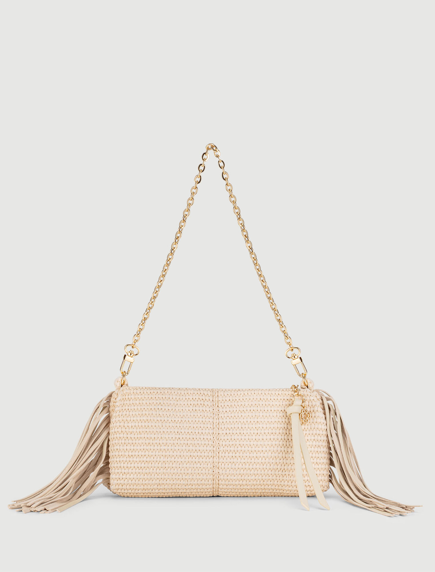 Pochette Miss M pouch effet raphia