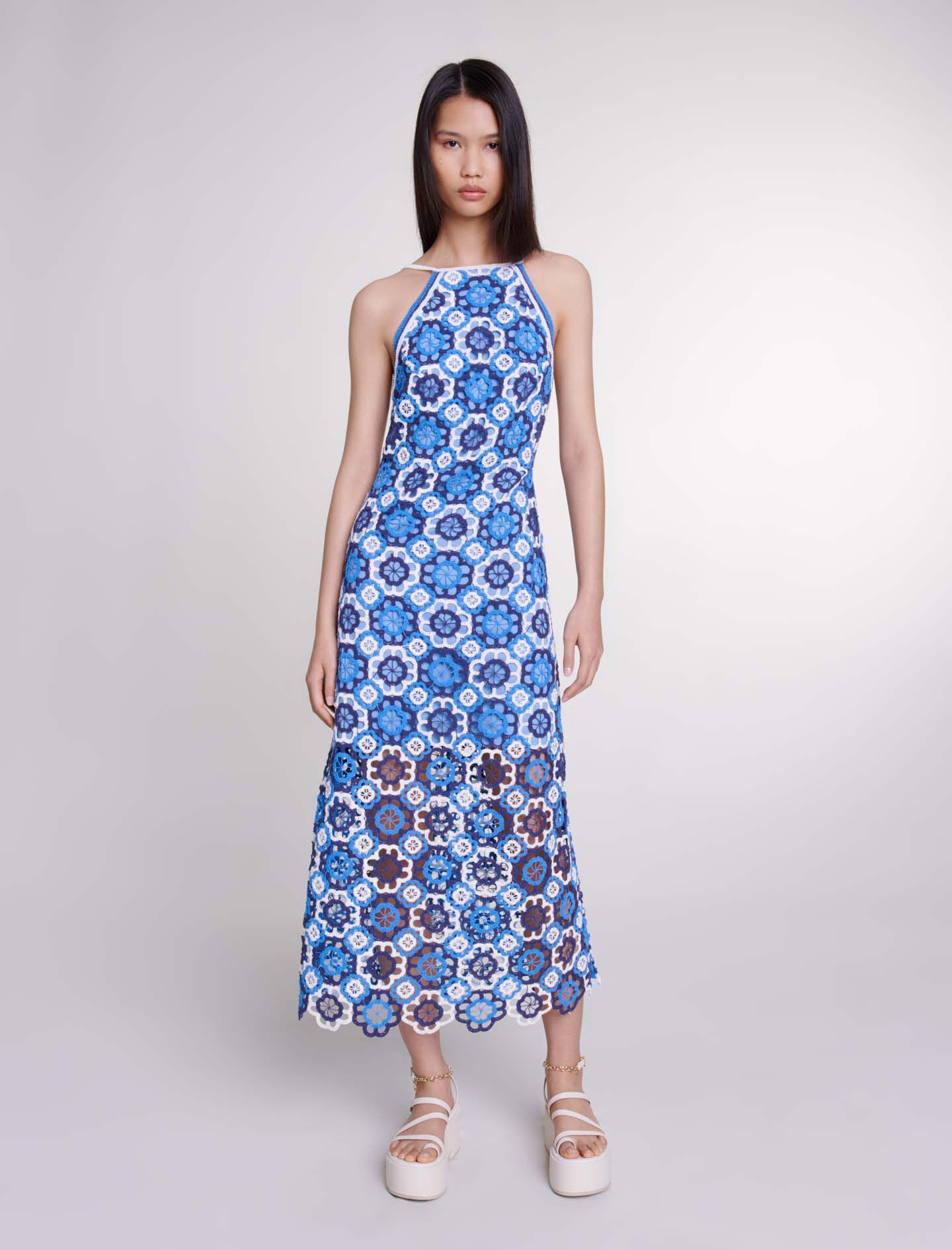 Robe maje bleu outlet