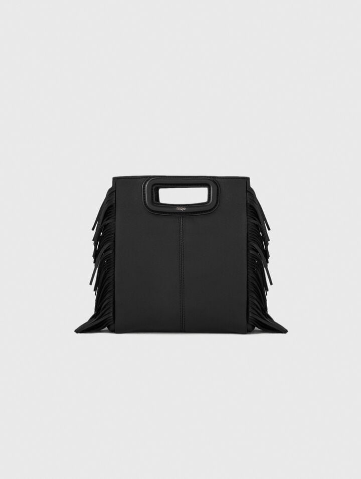 Sac M en cuir à franges