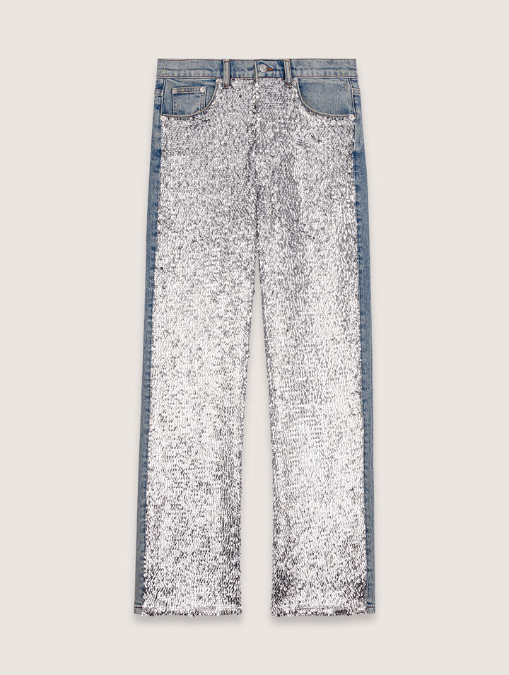 Jean à sequins
