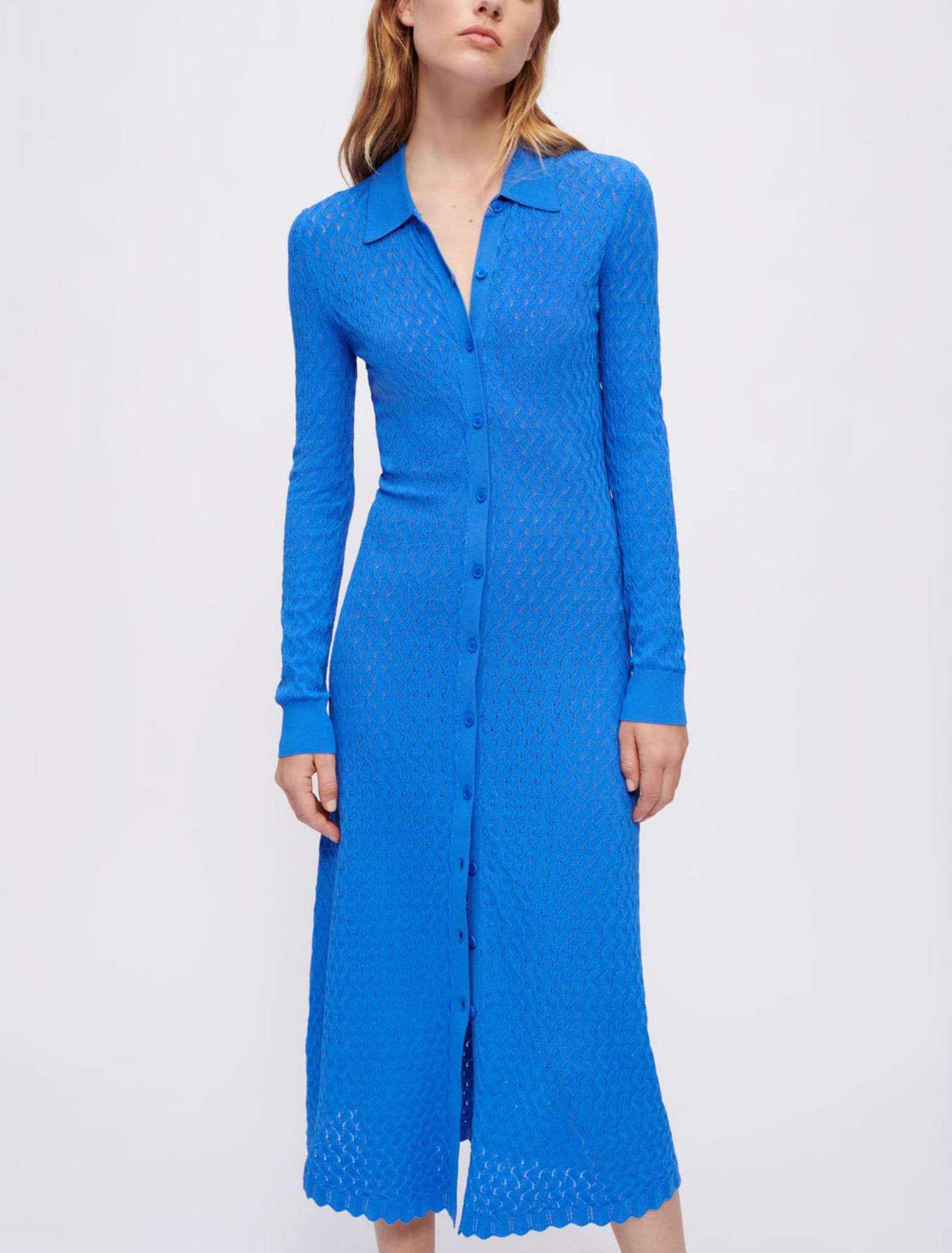 Cardigan en pointelle
