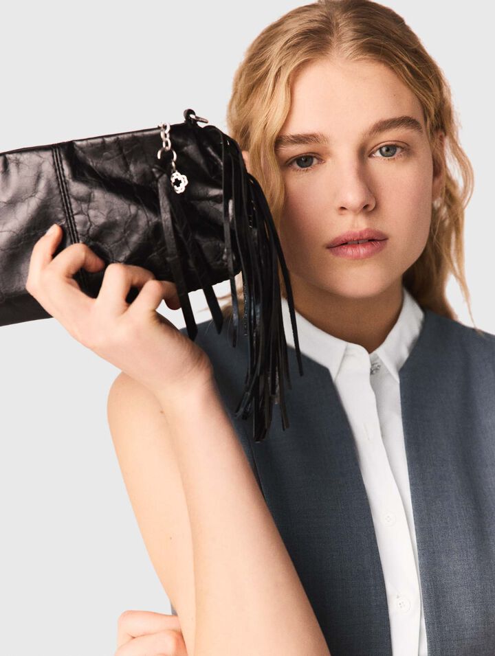 Pochette Miss M pouch en cuir vernis