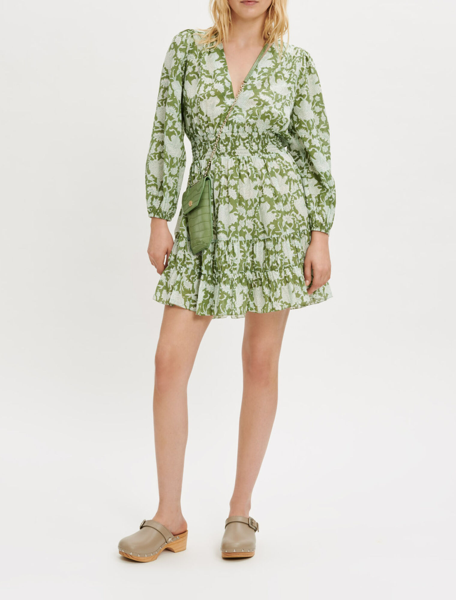 Robe courte imprimée