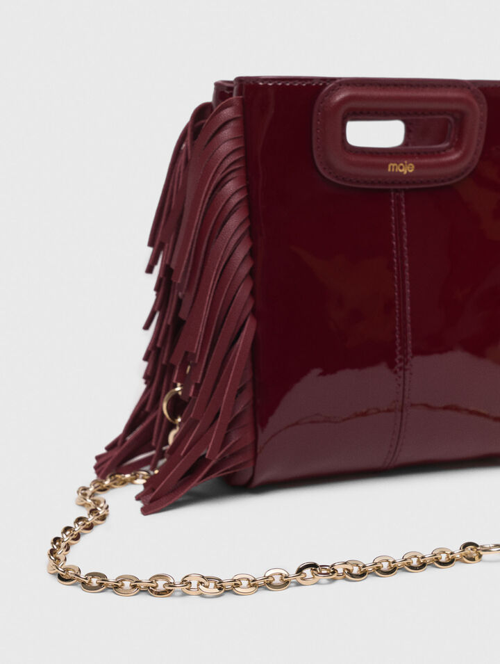 Sac M mini en cuir lisse