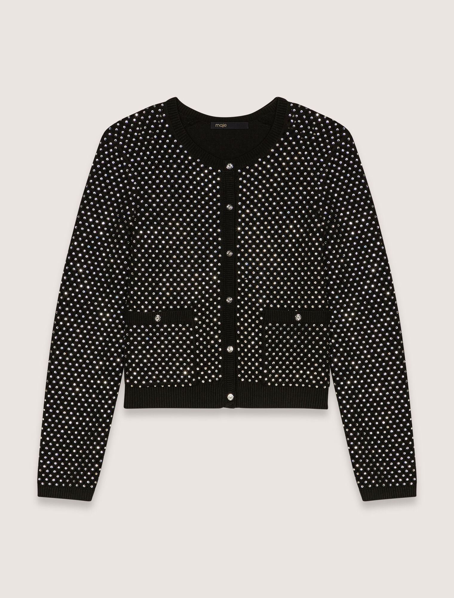 Cardigan à strass