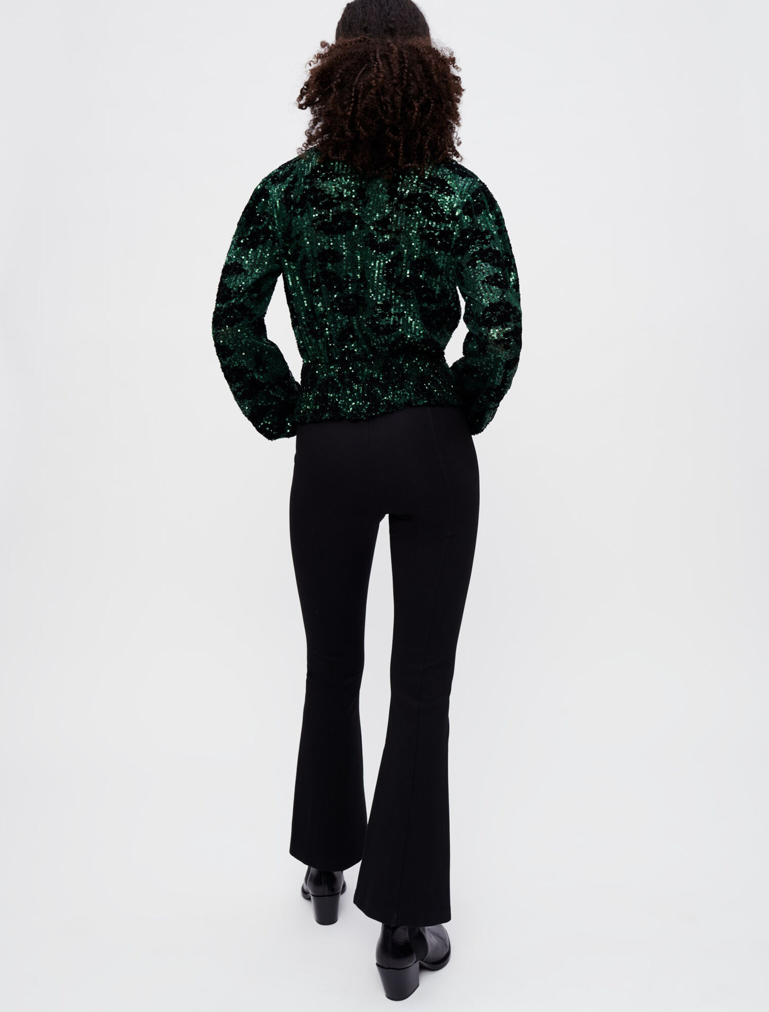 Top entièrement brodé de sequins