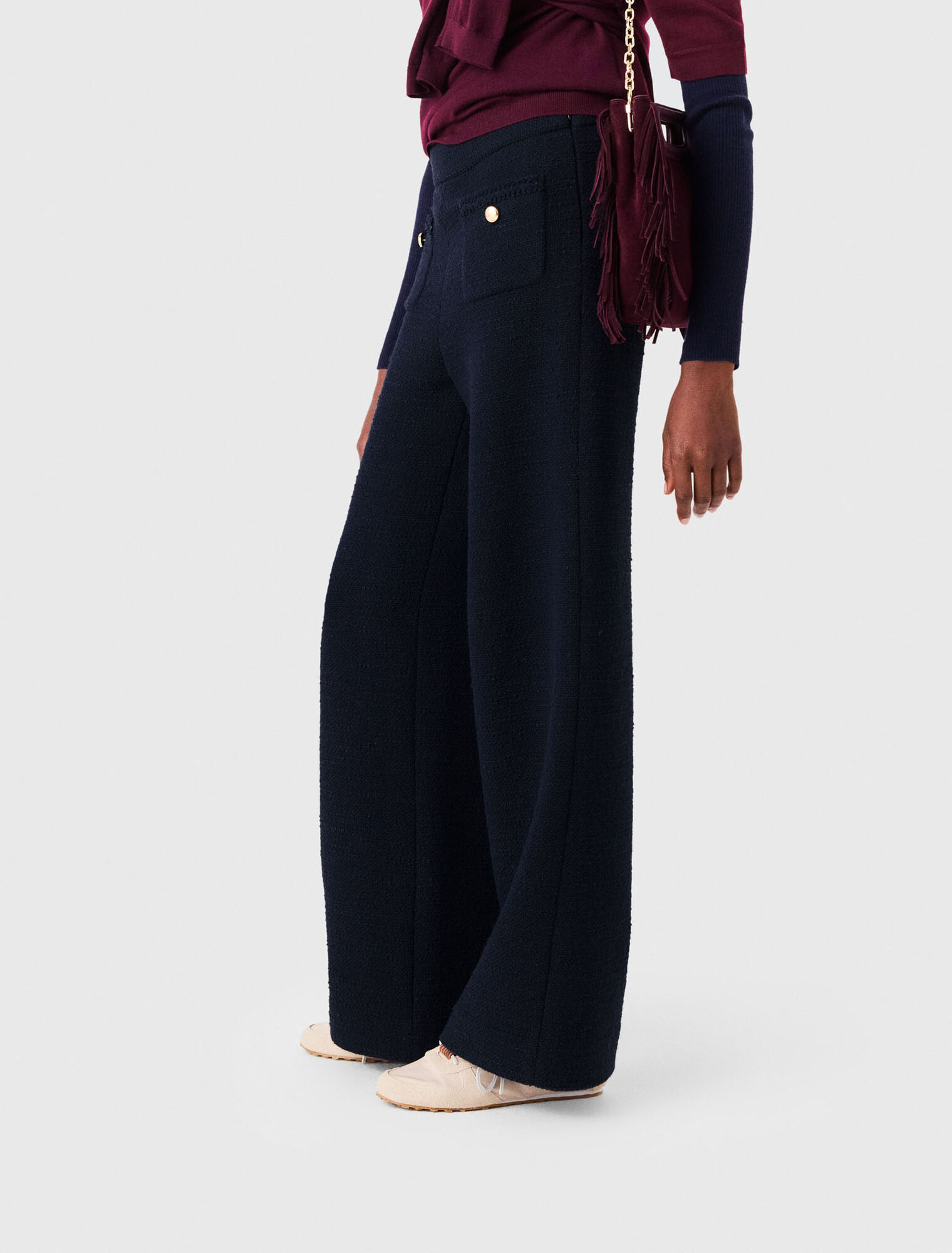 Pantalon en tweed