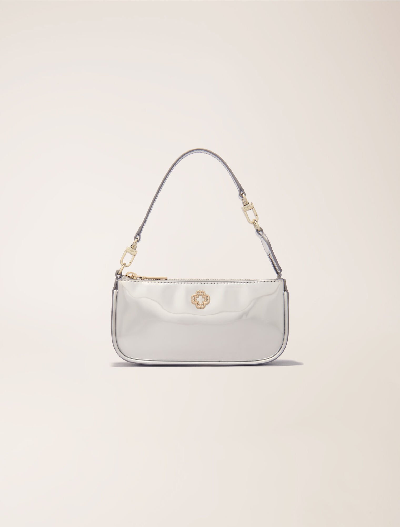 Pochette en cuir miroir