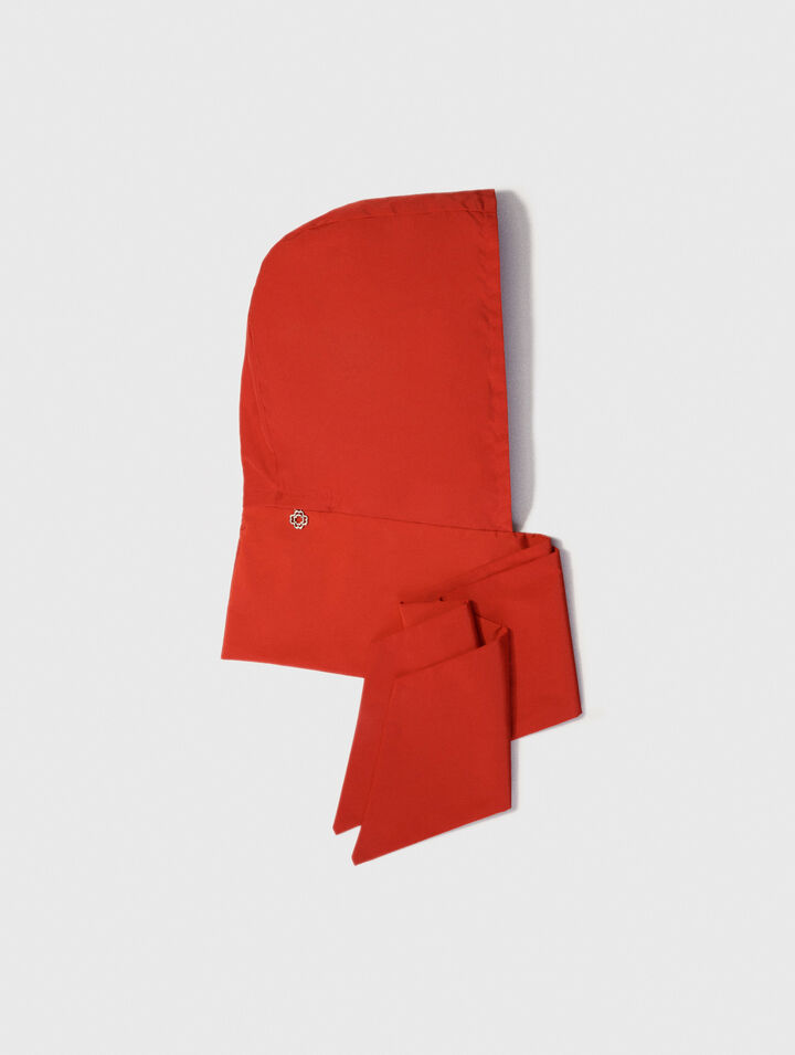 Capuche écharpe rétractable