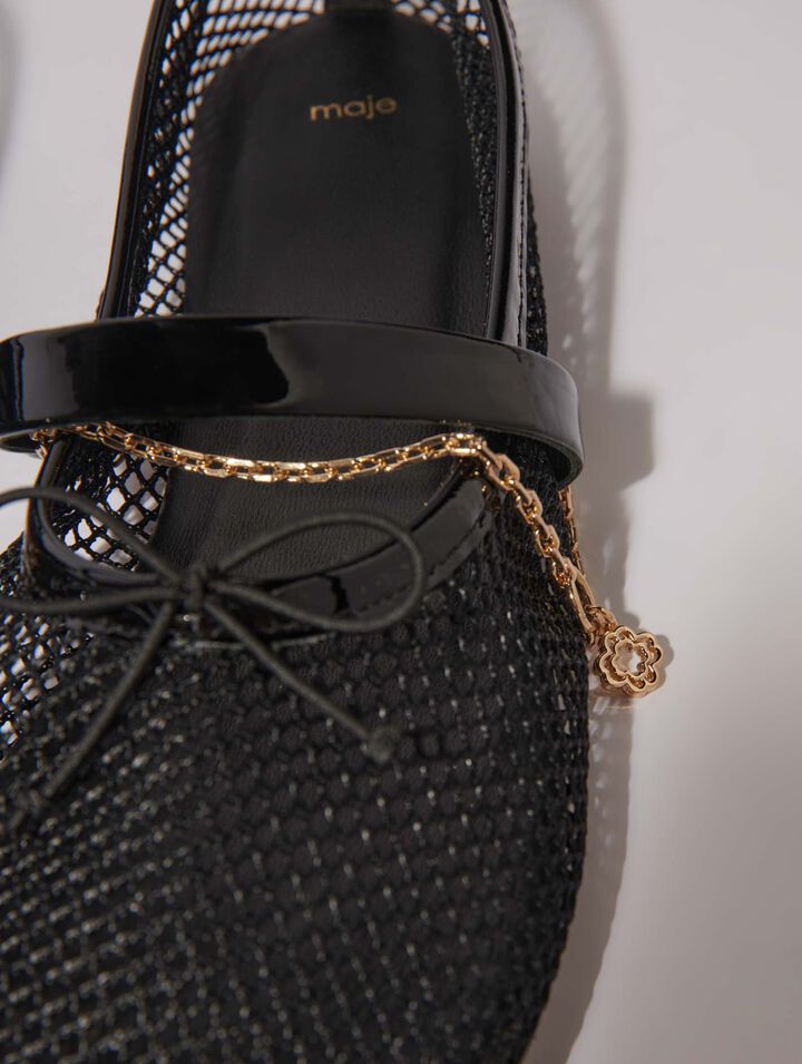 Ballerines en textile mesh