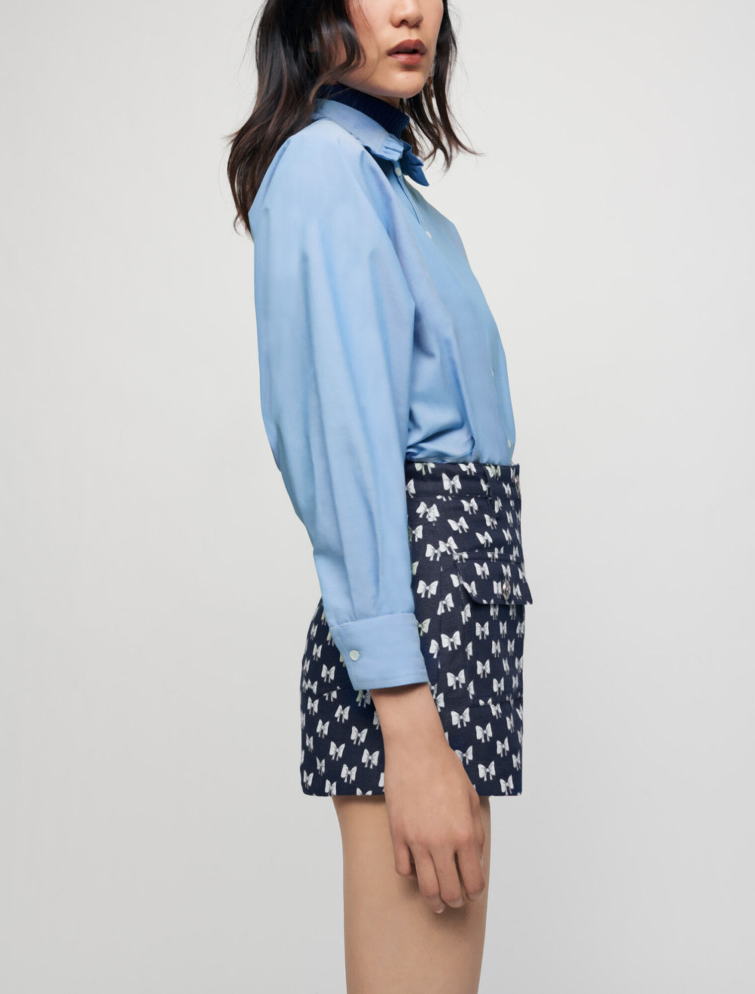 Short en jacquard nœuds
