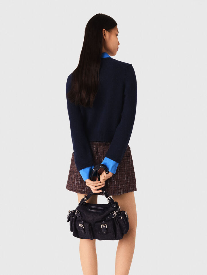 Cardigan avec détails amovibles