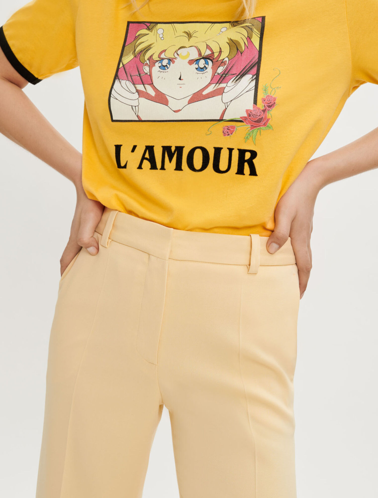 Pantalon tailleur droit