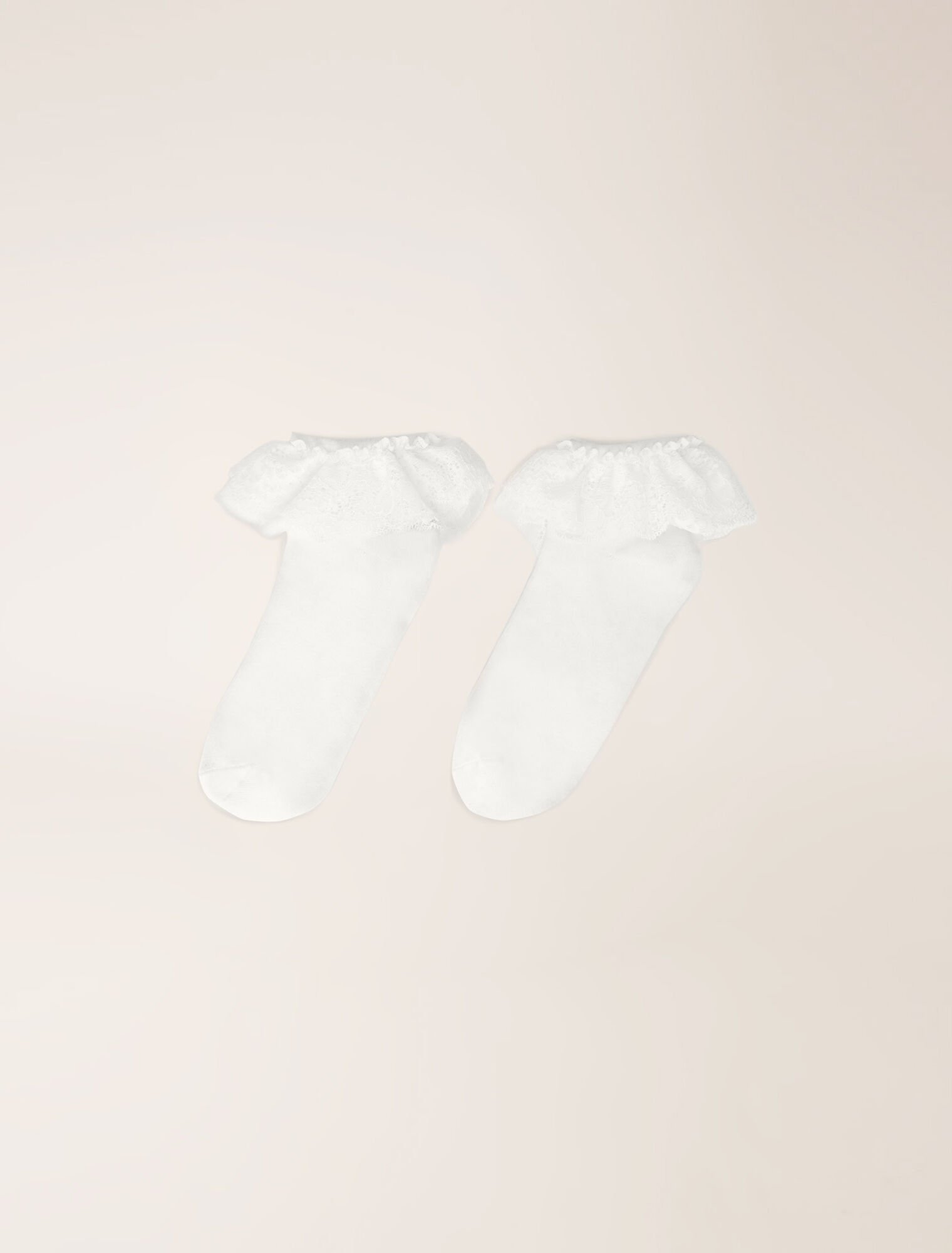 Chaussettes à volants dentelle