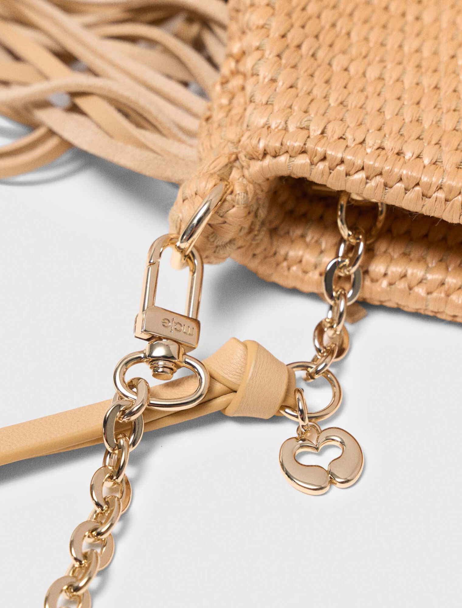 Pochette Miss M pouch effet naturel